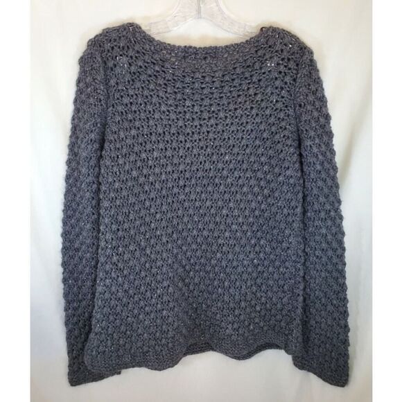 Elsamanda Alpaca Sweater L Wool Blend Crewneck Long Sleeve - Picture 2 of 5